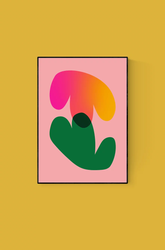 Sunset Blob - Katy McCrossan / Riso Print